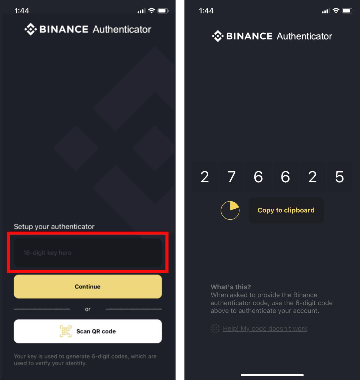 Binance Authenticator安全验证器使用教学（币安自己的验证器）_图4